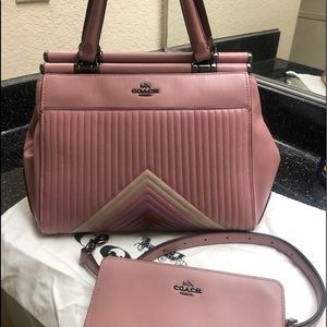 Coach grace crossbody Napa leather.